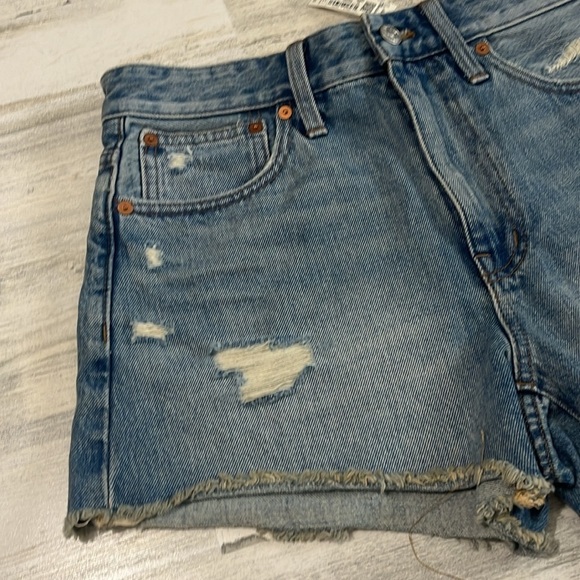 Madewell Relaxed Denim Shorts Size 25. NWT - Picture 2 of 12